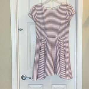 Closet London Pink Striped Dress Size 12